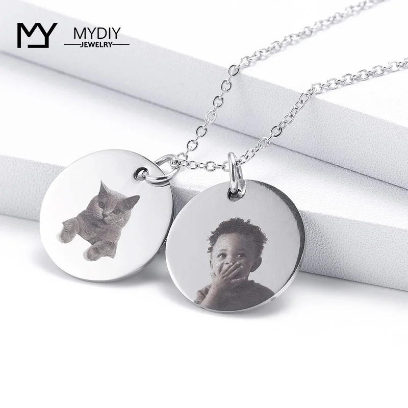 

Custom Portrait Necklace Mom Gift Necklace for Kids Jewelry Kids Valentines Mothers Day Gift Ideas Bar carving necklace