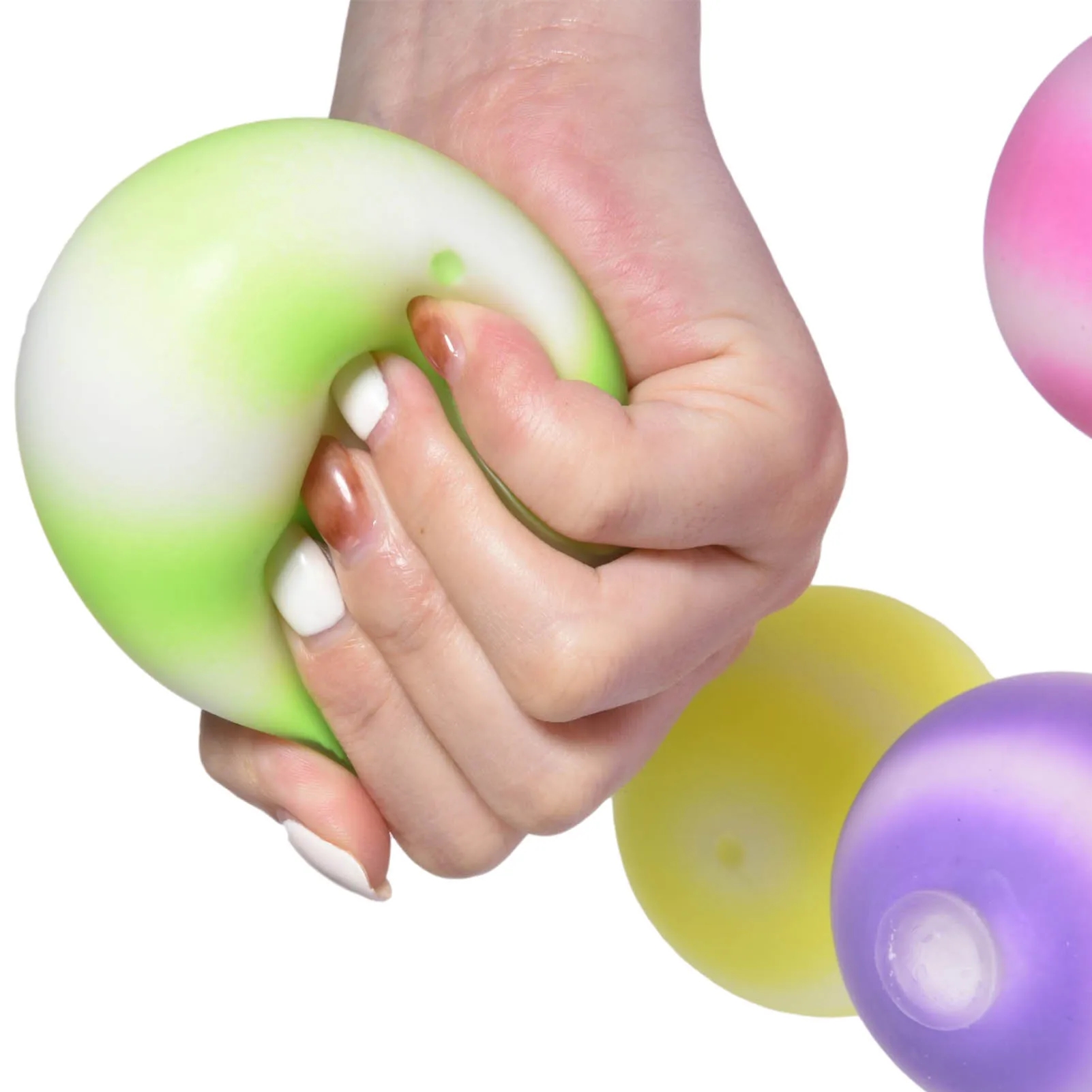 

1 шт., цветной игрушечный антистресс-мяч для детей