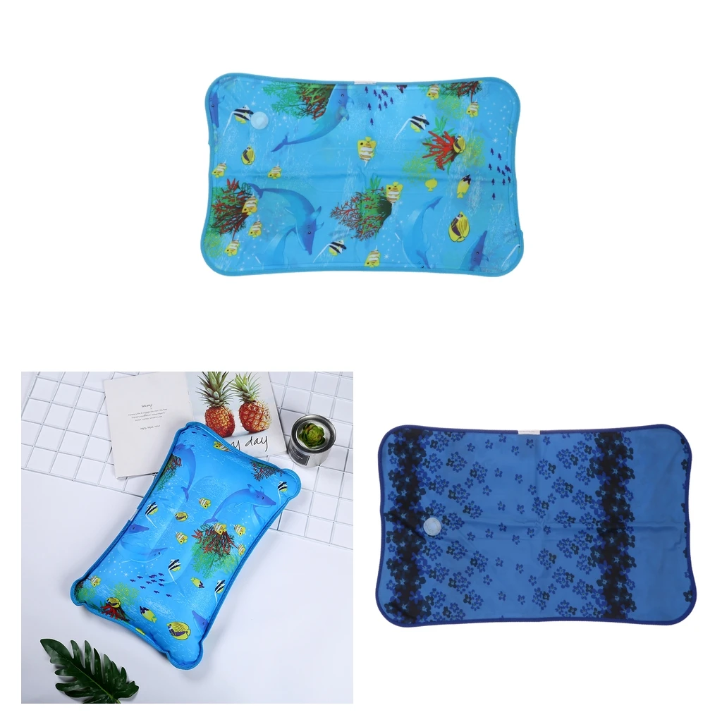 

Cool Gel Cold Pillow for Sleeping - Cooling Water Cushion Mat for Summer That Stay Cold for Hot Sleepers - 55x35cm