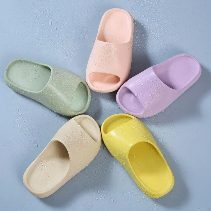 

Шлепанцы для мальчиков и девочек, домашняя обувь в семейном стиле с мягкой подошвой, тапочки для дома, лето 2021