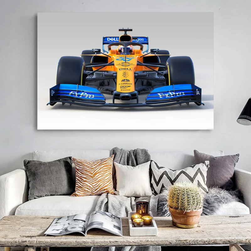 Supercar Mclaren F1 гоночный спортивный автомобиль стена фотообои на холсте картины с DIY