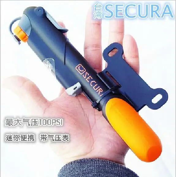 Тайваньский мининасос SECURA 620 г манометр 100psi аксессуары для велосипедного насоса |