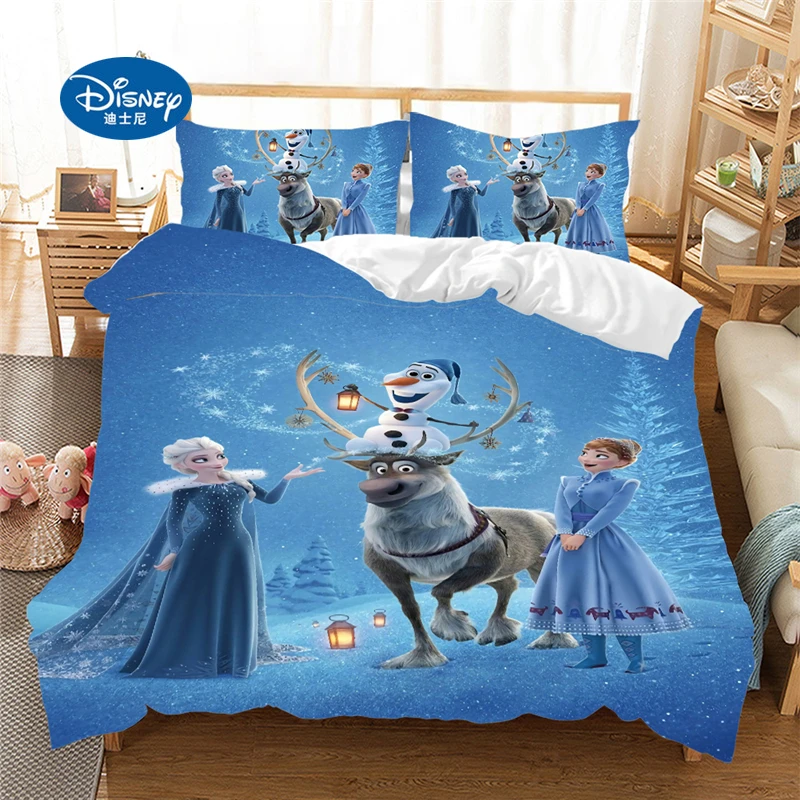 Disney Frozen/Детский Комплект постельного белья Анна и королева Эльза для девочек