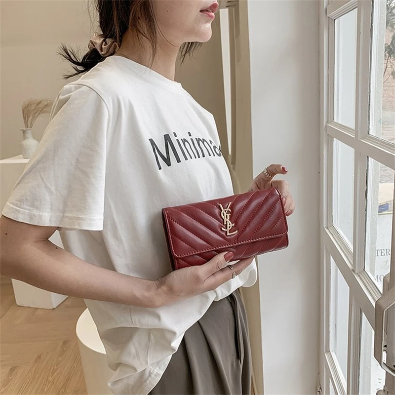 

2021 Spring New Long Pu Wallet Large Other Small Synthetic Leather