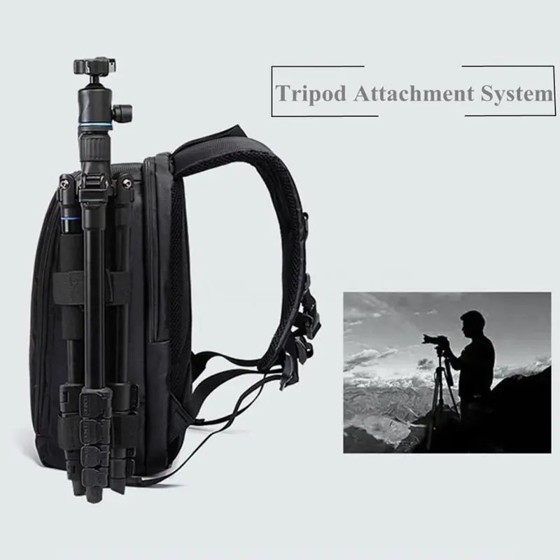 upgrade waterproof multi functional digital dslr camera video bag with rain cover slr camera bag pe padded for photographeroran free global shipping