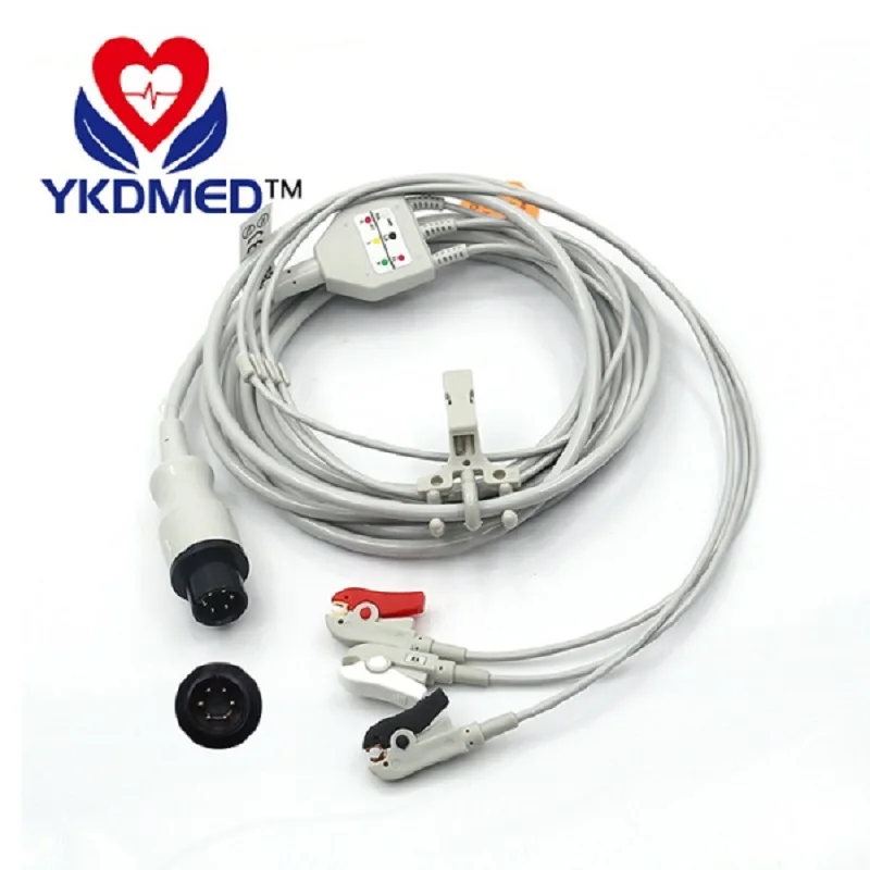 Серия YKD цельный кабель ЭКГ для пациента совместимый с монитором drager vista 120