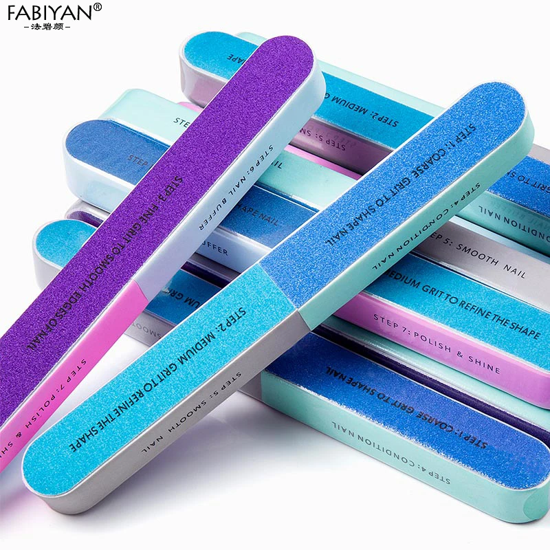Наждачная бумага для дизайна ногтей набор пилок маникюра буферный блок педикюра