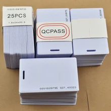 100pcs/lot 125KHz rfid EM ID Thick Card Access Control System card RFID Card with 18 inner code