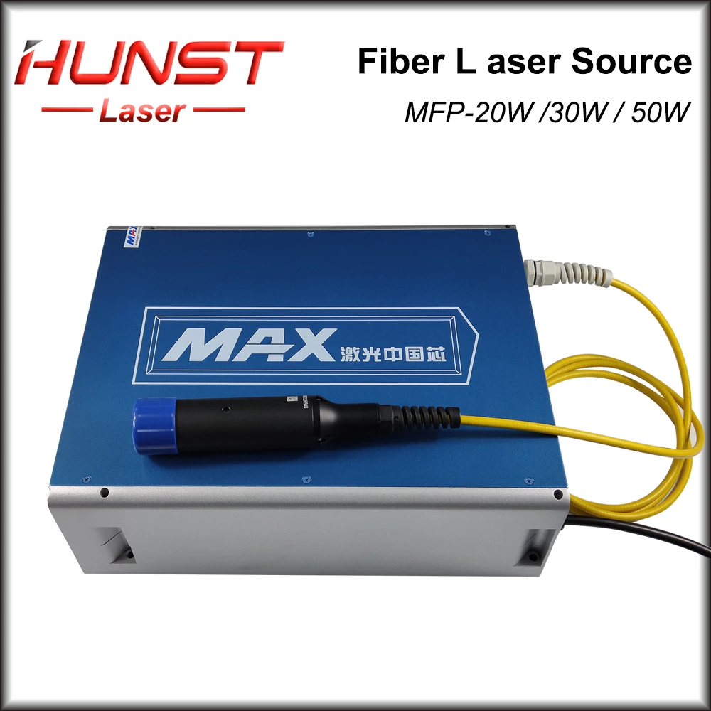 Hunst MAX 20W 30W 50W Q-switch 1064nm Maxphotonics MFP Pulsed Fiber Laser Source For Laser Marking Machine MFP-20 MFP-30 MFP-50