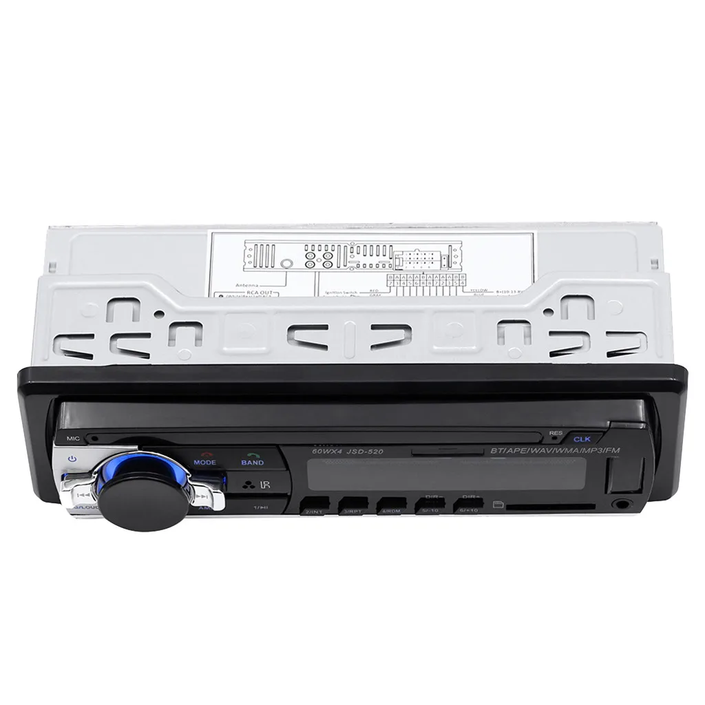 JSD-520 Автомобильный MP3-плеер радио U диск SD Карта BT музыкальный телефон Замена CD/DVD Автомобильный mp3 Поддержка поломки и ID3 Play#823g20