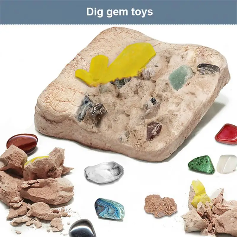 

1 Box Gift Gemstones Collectible Samples Home Decoration Ore Agate Mineral Specimen Quartz Crystal Polished Stone Kids Toy