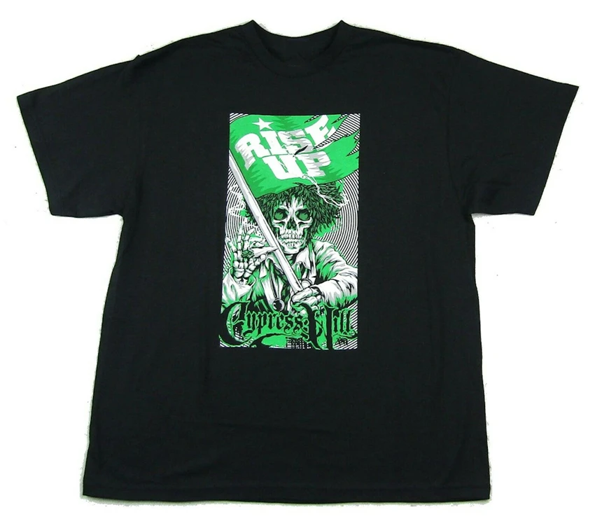 Cypress холм Rise Up черная футболка новый Мерч горячий летний обычный Тройник