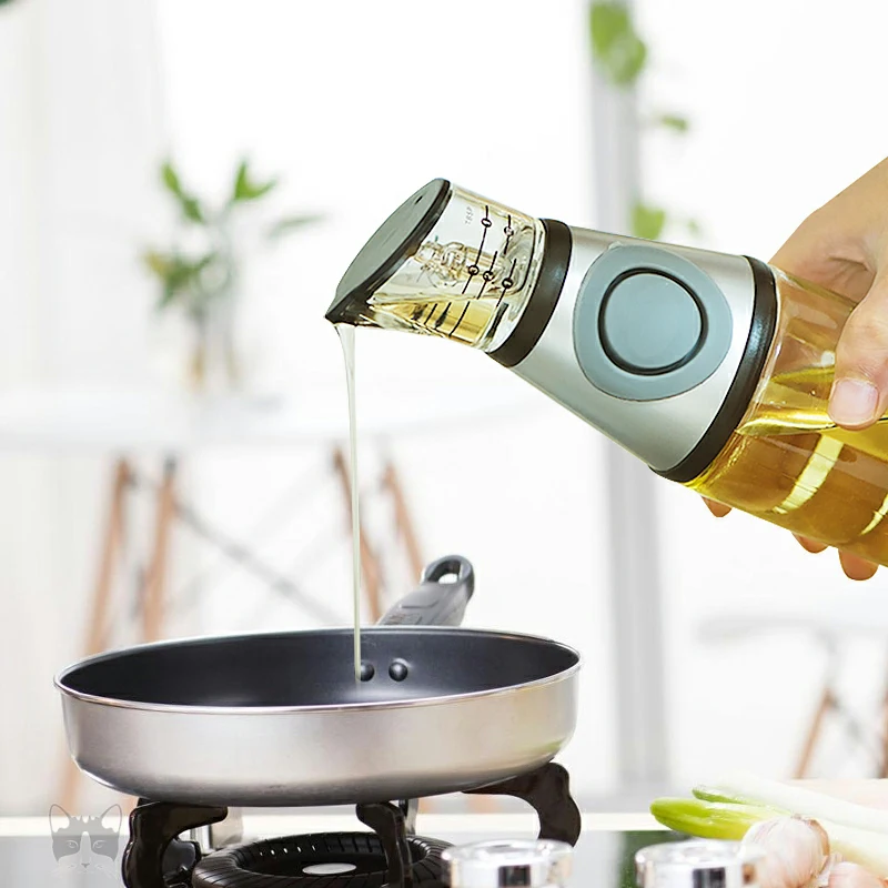 gf 917oz olive oil dispenser bottle set oil vinegar cruet with drip free spouts kitchen gadgets seasoning organizer accessory free global shipping