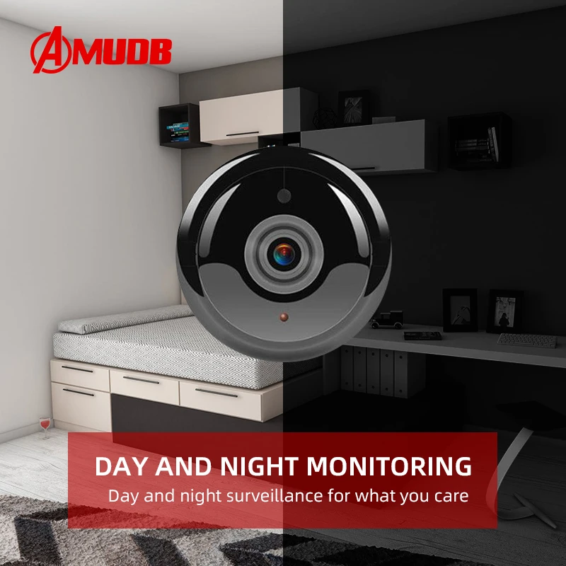 AMUDB 1080P Wireless Mini WiFi Camera Home Security IP CCTV Surveillance IR Night Vision Motion Detect Baby Monitor P2P | Безопасность и