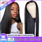 Парики из натуральных бразильских волос, 4x4, 13x4, 13x6, прозрачные