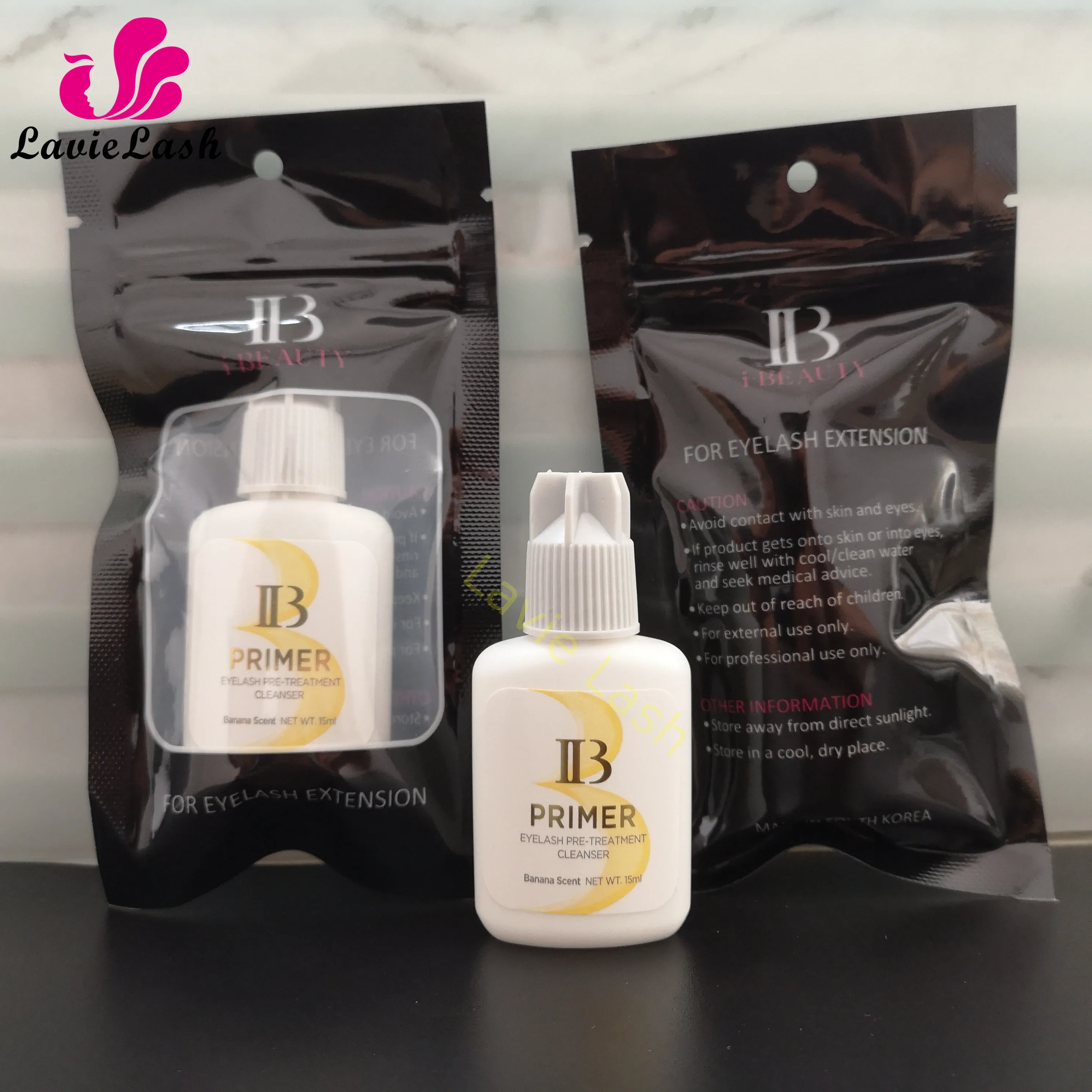 1 бутылка профессионального клея для наращивания ресниц ibeauty прозрачный праймер