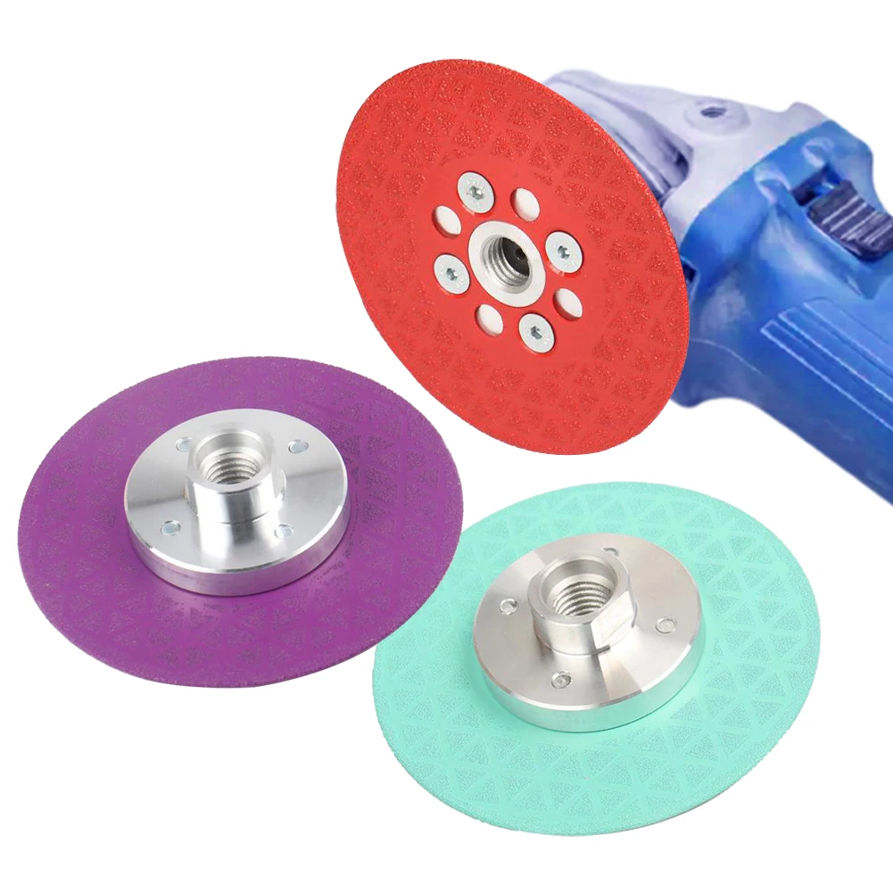 

M14 Diamond Grinding Wheel Heavy Duty Grinder Disc For Marble Concrete Tile Sawing Red/Green/Purpul Double-Sided Use Saw Tool