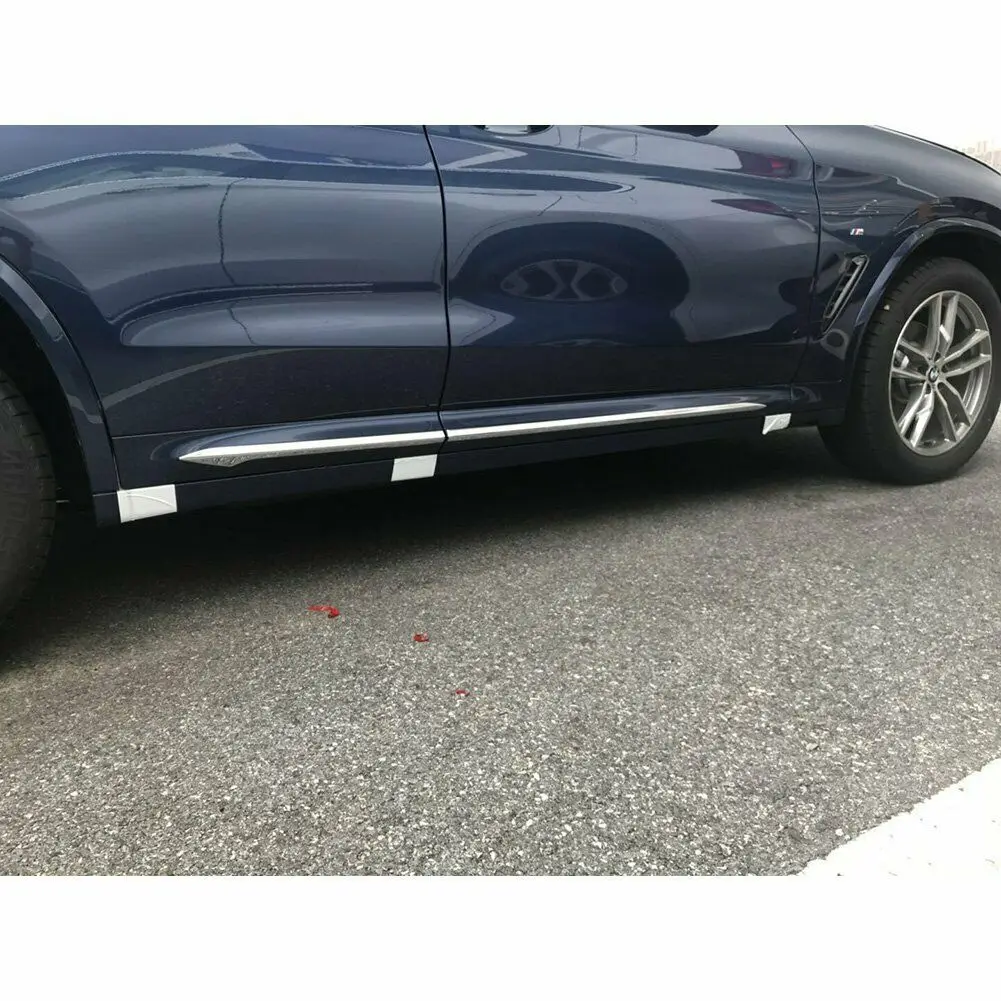 

Fit For BMW X3 Sport 2018 2019 2020 Door Body Side Molding Door Guard Cover Trim