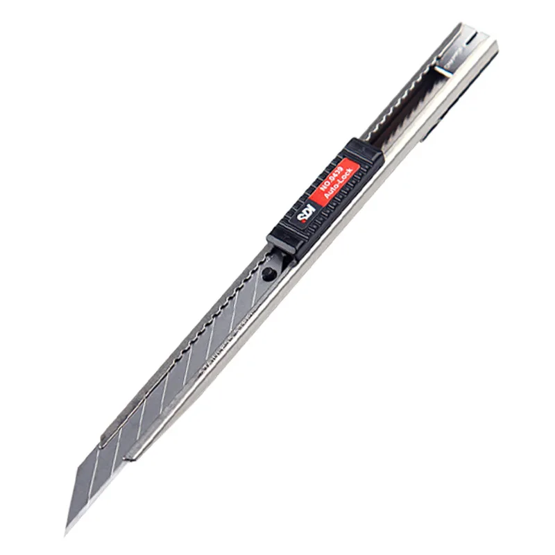 Small Utility Knife 0439C Paper Cutter Carving Open Carton Paper Cutter Multifunctional Portable Mini Metal Knife Stationery