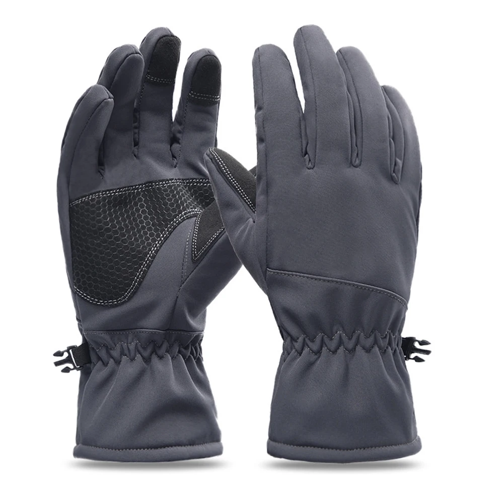 

Women Men TouchScreen Winter Cycling Camping Outdoor Sports Waterproof Ski Gloves Anti Slip Elastic Strap Windproof Thickened