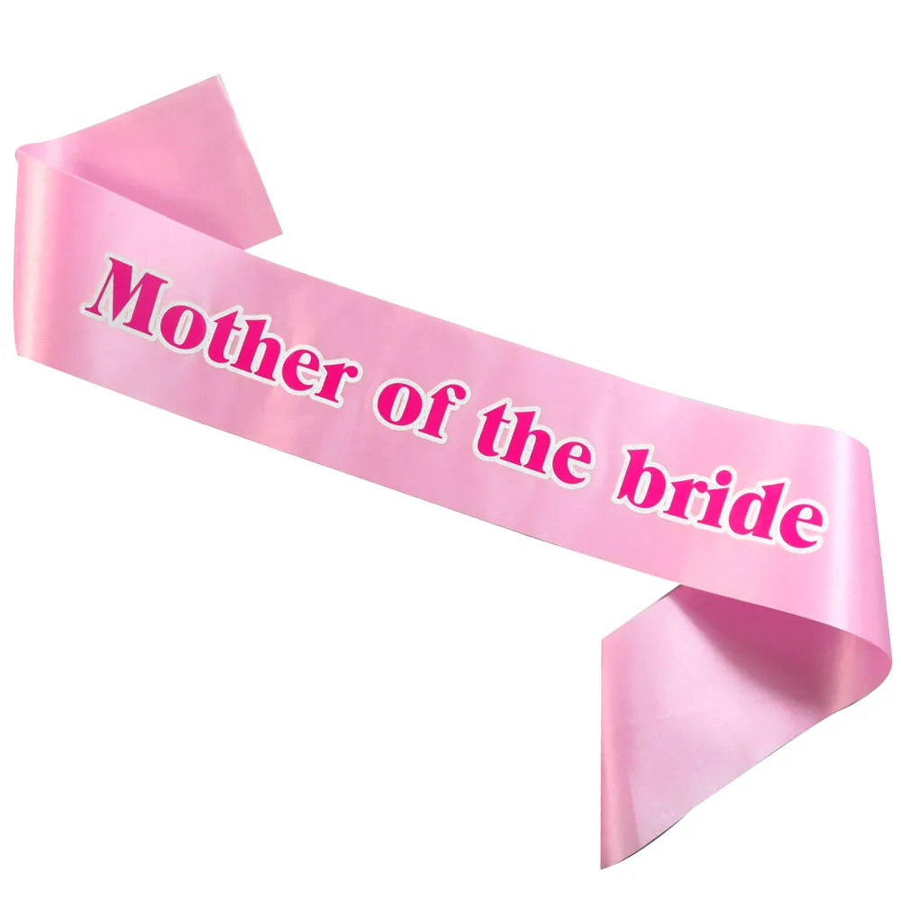

3pcs Hen party sash 2020 New Design Pale pink ribbon hot pink and white letters Girls night out Bridesmaid Bachelorette party