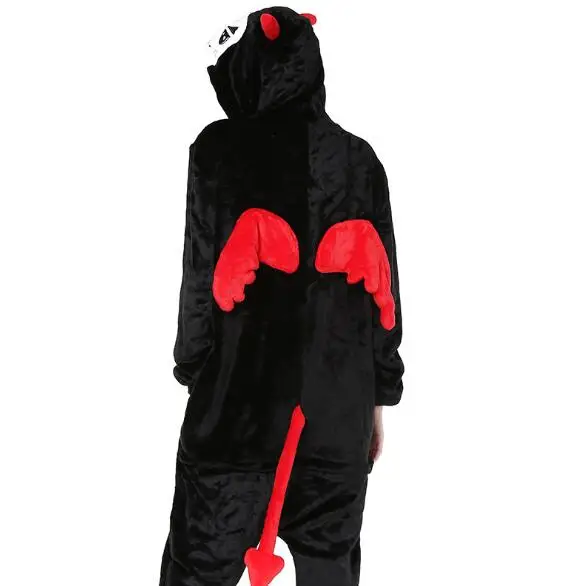 HKSNG взрослые злые кигуруми комбинезоны пижамы монстр фланелевые костюмы для