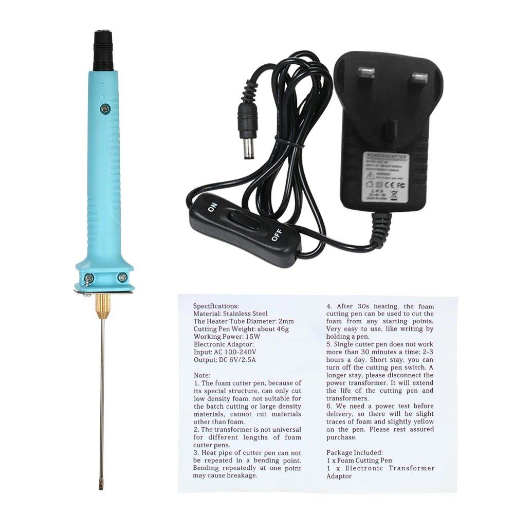 Популярный нож для нарезки пены 15 Вт Ручной Электронный пенопласта сделай сам