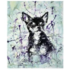 Алмазная 5d живопись с иконой E650, набор из квадратныхкруглых страз сделай сам, стразы с изображением собаки чихуахуа, 2020