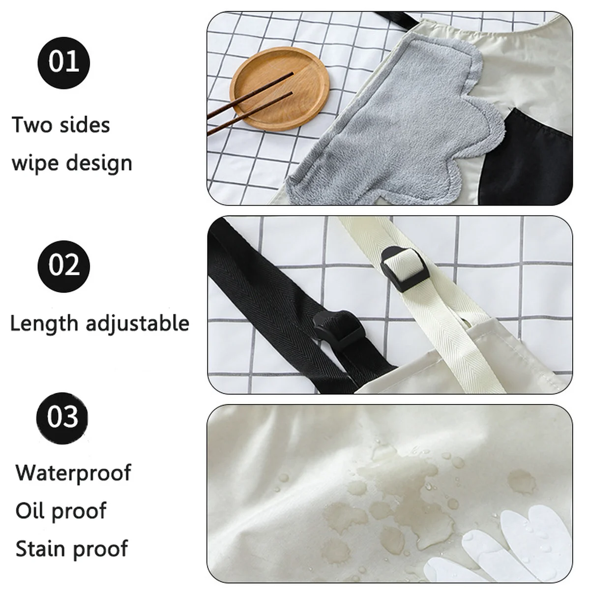 1 шт. Водонепроницаемый ПВХ с изображением Дейзи кухонный фартук столовая