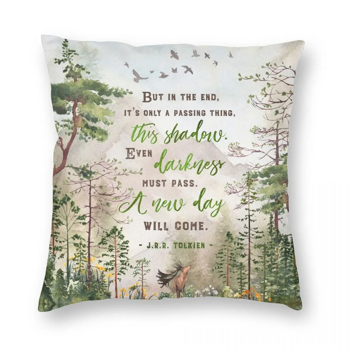 

Но в итоге, квадратный чехол для подушки, полиэстеровый льняной бархатный чехол с принтом на молнии, декоративный чехол для диванной подушк...