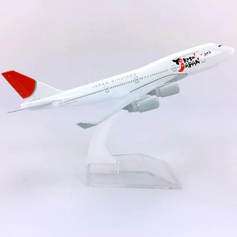 16 см 1:400 B747 400 модель JAL YOKOSO Япония авиакомпаний с сплав на основе самолет