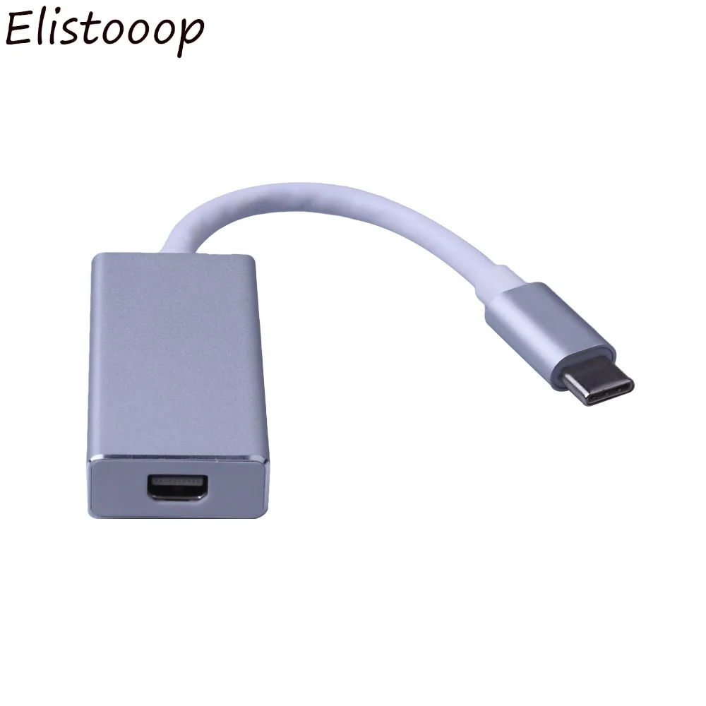 2019 USB C для Mini DP 4K 60Hz 3 1 type display port адаптер Thunderbolt конвертер MacBook Pro|Кабели VGA| |