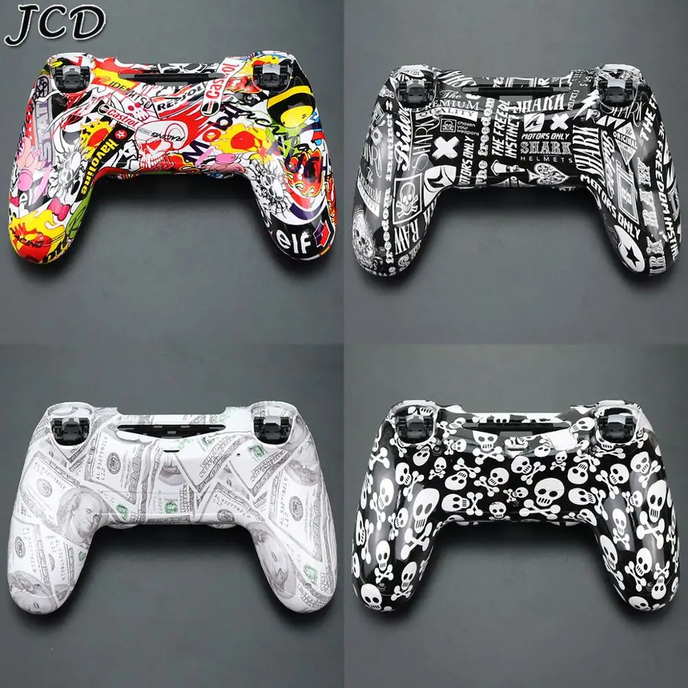JCD для PS4 JDM 001 011 контроллер чехол спереди и длинное сзади верхняя под крышка