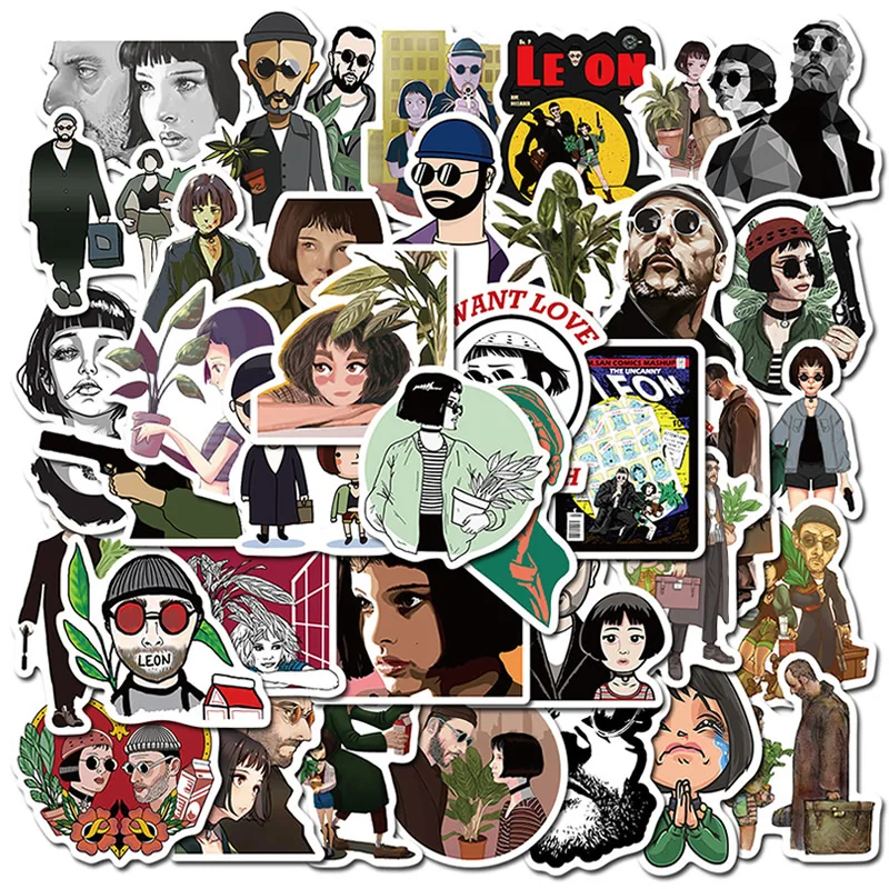 10/30/50 шт водонепроницаемые наклейки с мультипликационным принтом Billie Eilish