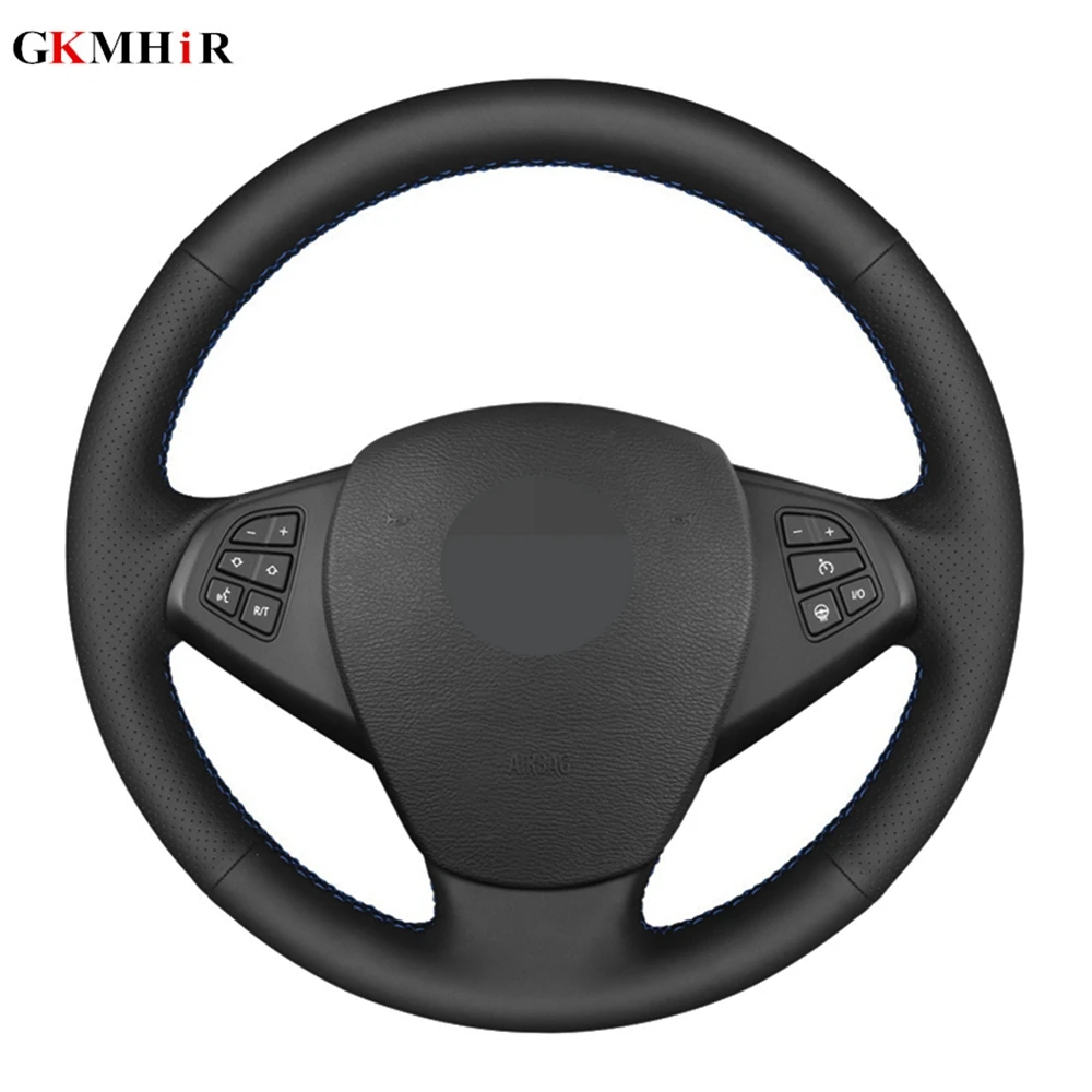 Рука сшитый на нескользящей подошве из искусственной кожи чехол рулевого колеса