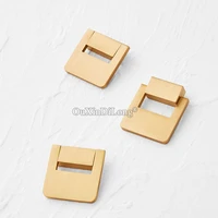 luxury european 10pcs brass invisible hidden cabinet door handles cupboard wardrobe drawer kitchen cabinet pulls handles knobs