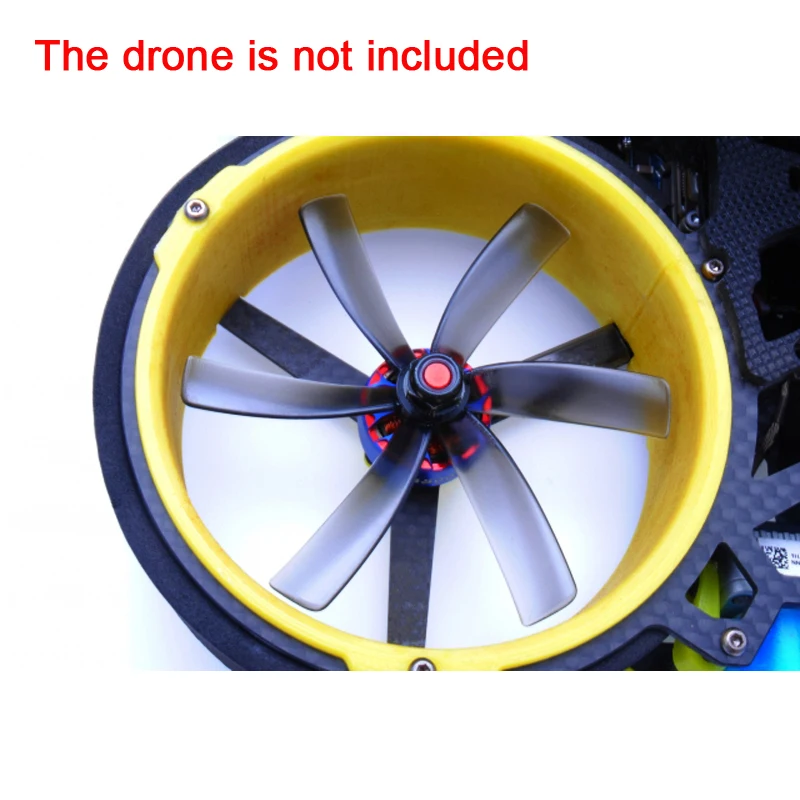 

2Pairs 75mm 6-Blade Duct Propeller 5mm Shaft 3 Inch PC Six Paddle for RC FPV Racing Freestyle Cinewhoop Drones Spare Parts