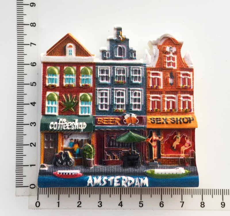 023 Голландские Amsterdam дамские тюльпаны ветряная мельница 3D магниты на холодильник туристические сувениры на холодильник магнитные наклейки для украшения дома - Цвет: 023