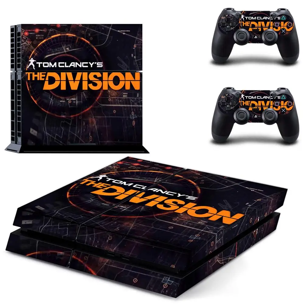 Наклейка The Division 2 PS4 s Play station 4 наклейки для консоли PlayStation и контроллера Скины