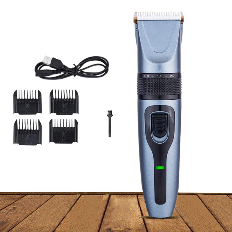

USB Rechargeable Pet Hair Cutting Trimmer With Digital Display Screen Electric Grooming Tool USB Rechargeable Clipper Low-noise