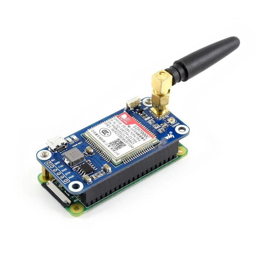 AiSpark NB IoT/eMTC/EDGE/GPRS/GNSS шляпа для Raspberry Pi на основе SIM7000C поддерживает порты TCP UDP PPP HTTP FTP