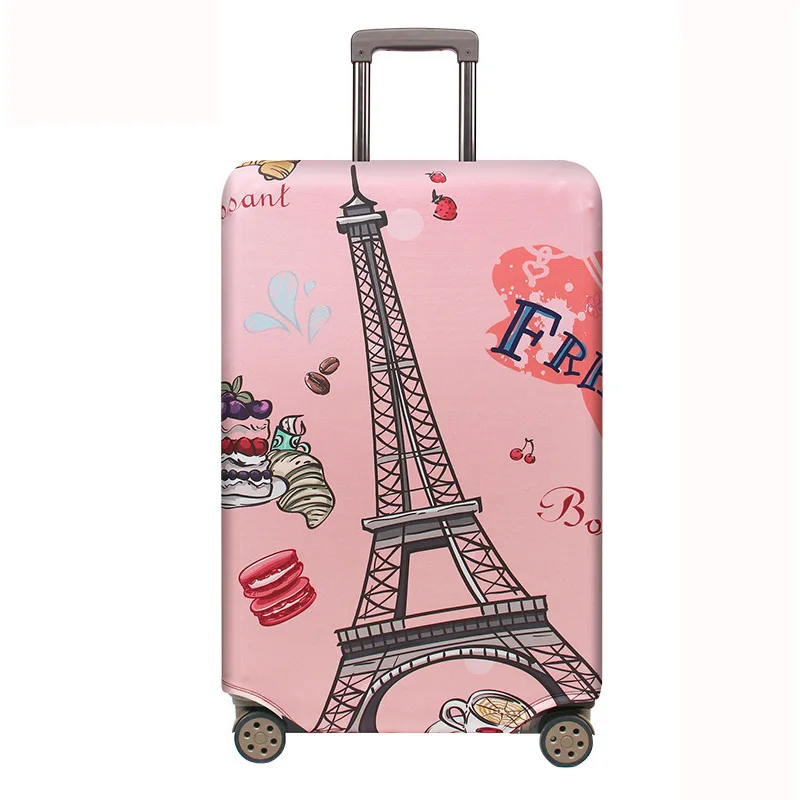 W Luggage cover Сгущенная крышка багажника багажника для 18-32 дюймов тележка суперобложка идеально упругие аксессуары для путешествий - Цвет: W Luggage cover
