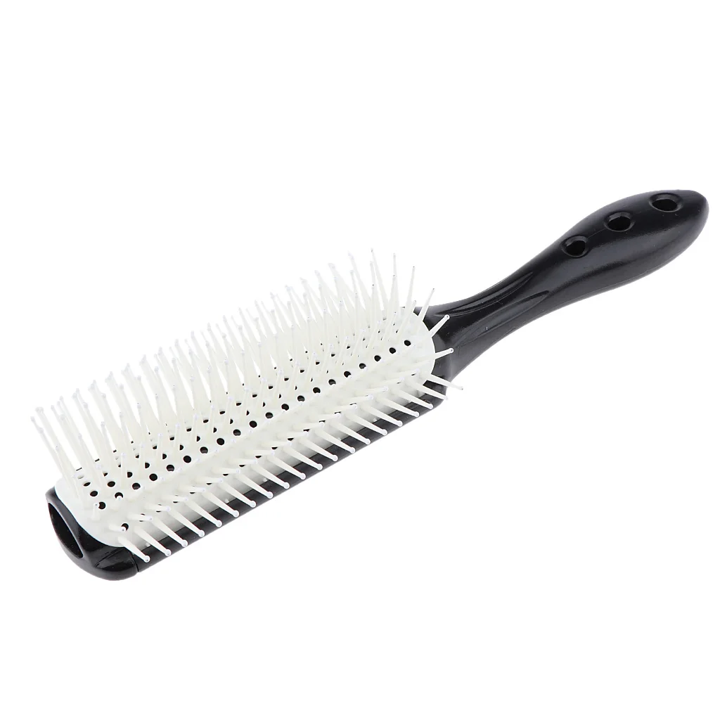 

9 Row Ventilated Hair Brush Detangler Hair Styling Brushes Hairstyle for