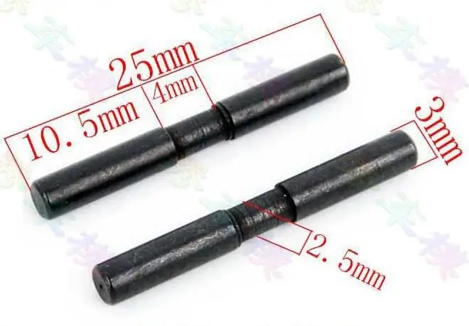 2 шт. HSP 06019 задний нижний рычаг круглый штифт B 2p 3*25 мм для 1/10 4WD радиоуправляемая