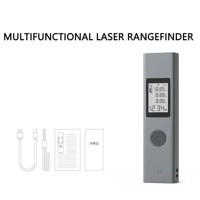 Лазерный дальномер LS2 портативный высокоточный измеритель 40 м | Инструменты