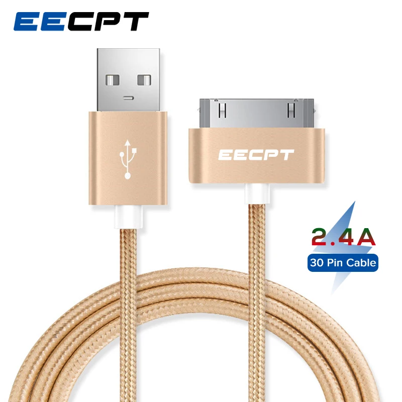 EECPT USB кабель для iPhone 4S 4 s iPad 2 3 iPod Nano iTouch 30 контактов оригинальный зарядный