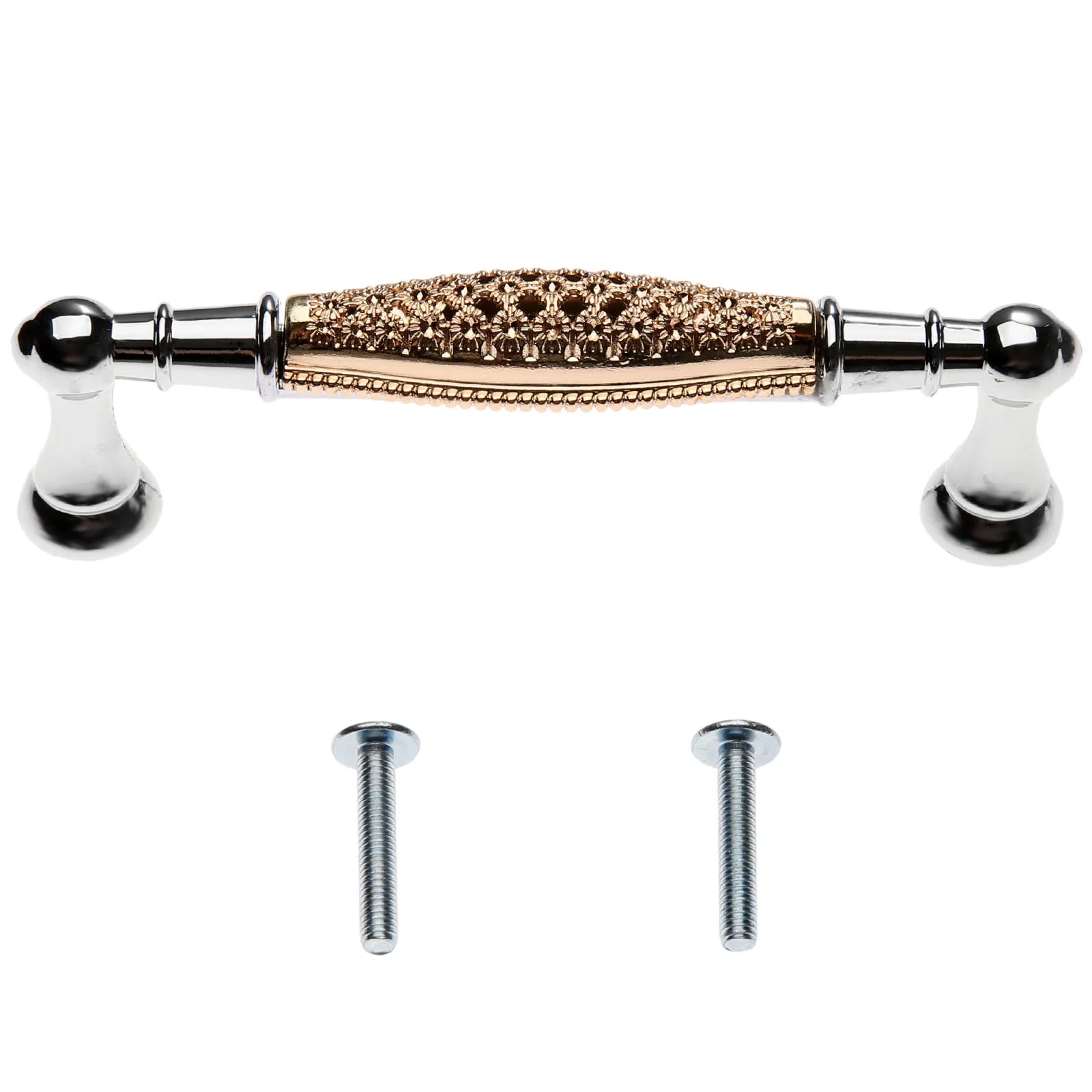 Розовое золото Хромированная ручка шкафа шкаф старинные двери тянет ручки для