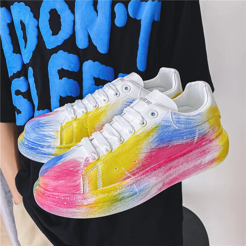 

Men's Vulcanized Shoes Colorful Men's Shoes Casual Shoes Running Sports Shoes Trendy Shoes Sneakers