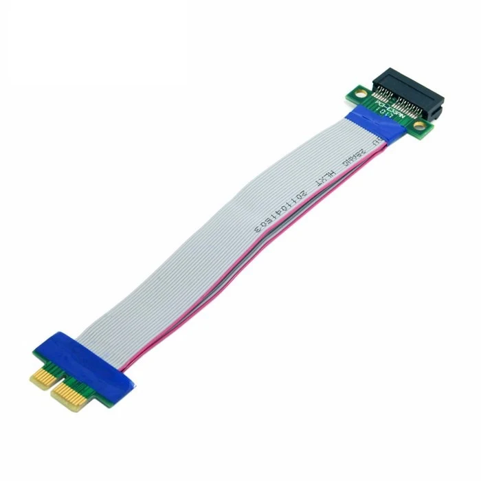 H1111Z PCI Express Flex кабель для перемещения PCI-E 1X в слот Riser Card удлинитель плоский