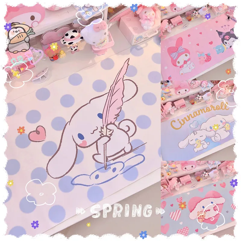 

Cartoon Devil Cinnomoroll Large Game Computer Keyboard Mousepad Office LongTable Mat Kawaii Desk forTeen Girls for Bedroom 822